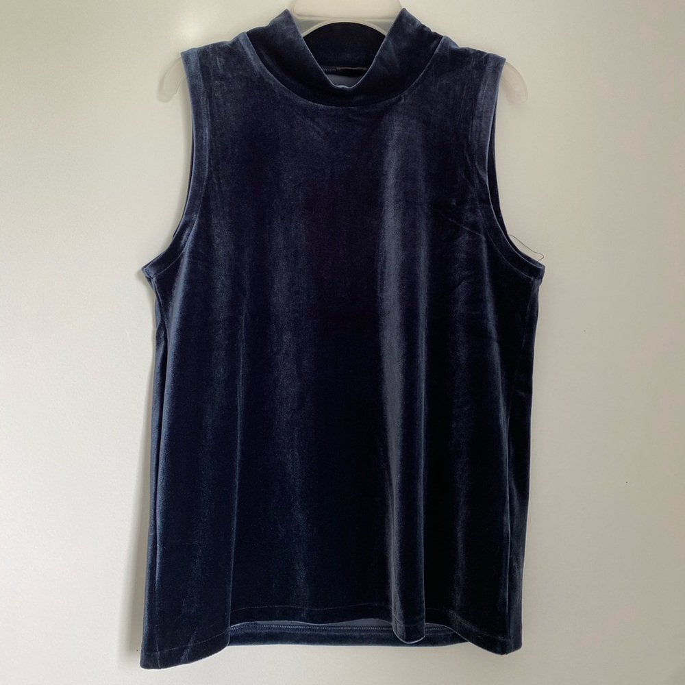 J Crew velvet mock turtleneck